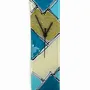 Clocks - Tulip White-Green table clock 12x14 cm - CARNEOL GLASS