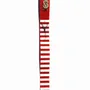 Clocks - Nautic red-white wall clock 8x98 cm - CARNEOL GLASS