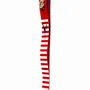 Clocks - Nautic red-white wall clock 8x98 cm - CARNEOL GLASS