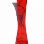 Clocks - Geo red-green wall clock 10x41 cm - CARNEOL GLASS