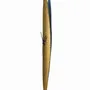 Clocks - Crackled gold wall clock 10x74 cm - CARNEOL GLASS