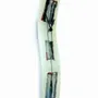 Clocks - Cubie white-grey wall clock 10x41 cm - CARNEOL GLASS