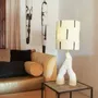 Lampes de table - Lampe inférieure en céramique fabriquée à la main, pièce unique - STUDIO WILD ORANGE