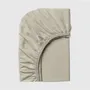 Bed linens - Jersey fitted sheet, 180/200/25cm, grey - DILIOS