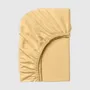 Bed linens - Jersey fitted sheet 180/200/25cm, yellow - DILIOS