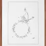 Objets de décoration - Tirage A3 - Illustration minimaliste - COSETTE ET LES LYS