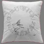Coussins textile - Housse de coussin coton-lin, illustration minimaliste - COSETTE ET LES LYS