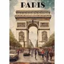 Objets de décoration - Affiche Arc de Triomphe Vintage - ËME CULTURE ART