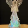 Nativity scenes and santons - LED Light-Up Angel Figurine – Reading - BLUE STAR B.V.