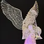 Nativity scenes and santons - LED Light-Up Angel Figurine – Horn - BLUE STAR B.V.