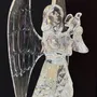 Other Christmas decorations - LED Lighted Angel with Dove – RGB & DC Power - BLUE STAR B.V.