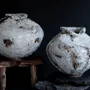 Vases - Vase blanc III, Céramique sauvage - GALERIE SANA MOREAU