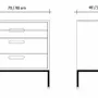 Chests of drawers - Made-to-measure Chest of drawers model Cosmopol C4P - JL STUDIO