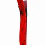 Clocks - Geo red-black wall clock 6x41 cm - CARNEOL GLASS