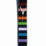 Horloges - Horloge murale Rainbow noir-arc-en-ciel 6x41 cm - CARNEOL GLASS