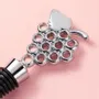 Cadeaux - Bouchon de bouteille - Grappe de raisins - Doré ou Argenté - SOSTRAW & SMARTTHINGS