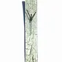 Clocks - Crackled white wall clock 6x41 cm - CARNEOL GLASS