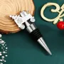 Décorations pour tables de Noël - Bouchon de bouteille Noël – Étoile, Père Noël, Voiture – Or ou Argent - SOSTRAW & SMARTTHINGS