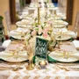 Christmas table settings - Napkin ring - Double Leaf - Silver or Gold - SOSTRAW & SMARTTHINGS