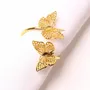 Christmas table settings - Napkin ring - Butterfly - Silver or Gold - SOSTRAW & SMARTTHINGS