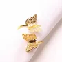 Christmas table settings - Napkin ring - Butterfly - Silver or Gold - SOSTRAW & SMARTTHINGS