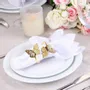 Christmas table settings - Napkin ring - Butterfly - Silver or Gold - SOSTRAW & SMARTTHINGS