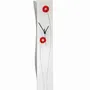 Horloges - Horloge murale Poppy blanc-rouge 10x70 cm - CARNEOL GLASS