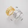 Christmas table settings - Napkin ring - Small leaves - Silver or gold - SOSTRAW & SMARTTHINGS