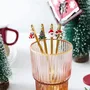 Christmas table settings - Christmas spoon with hanging decorations - 2 colors - 6 models - SOSTRAW & SMARTTHINGS