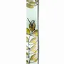 Clocks - Leaf gold-yellow wall clock 10x70 cm - CARNEOL GLASS