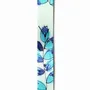 Horloges - Horloge murale Leaf bleu clair/bleu foncé 10x70 cm - CARNEOL GLASS