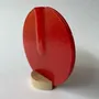 Vases - Round vase in red color 13 cm - CARNEOL GLASS