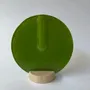 Vases - Round vase in apple green color 13 cm - CARNEOL GLASS