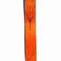 Horloges - Horloge murale orange craquelé 10x70 cm - CARNEOL GLASS