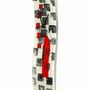 Horloges - Horloge murale Dotti blanc-noir 10x41 cm - CARNEOL GLASS