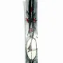 Clocks - Geometry grey-red wall clock 6x41 cm - CARNEOL GLASS