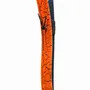 Clocks - Crackled orange wall clock 6x41 cm - CARNEOL GLASS
