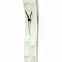 Horloges - Horloge murale blanche et blanche tachetée 10x41 cm - CARNEOL GLASS