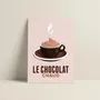 Affiches - Affiche Le Chocolat Chaud : Beige - COSYNÉVÉ - MOUNTAIN POSTERS