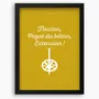 Affiches - Affiche encadrée Le Planté Du Baton : Jaune - COSYNÉVÉ - MOUNTAIN POSTERS