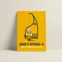 Affiches - Affiche Qd Te Reverrai-Je Jaune - COSYNÉVÉ - MOUNTAIN POSTERS