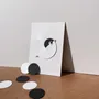 Gifts - BIRD OISO® object card - With black aluminum frame - OISO