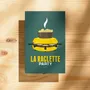 Carterie - Carte postale La Raclette : Verte - COSYNÉVÉ - MOUNTAIN POSTERS