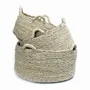 Shopping baskets - Les Quatre Mains Baskets - Natural - L - BAZAR BIZAR LIVING