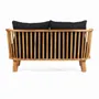 Sofas - The Malawi Two Seater - Natural Black - BAZAR BIZAR LIVING