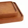 Assiettes au quotidien - L'Assiette Teak Square - Naturel - S - BAZAR BIZAR LIVING