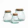 Glass - The Belly Glass Pot - Blue - M - BAZAR BIZAR LIVING