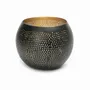 Candles - The Pierced Ball - Black Gold - M - BAZAR BIZAR LIVING