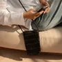 Bags and totes - The Dial Diva Phone Bag - Black - BAZAR BIZAR LIVING
