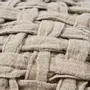 Fabric cushions - The Linen Crosier Cushion Cover - Natural - BAZAR BIZAR LIVING